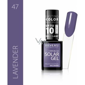 Revers Solar Gel gelový lak na nehty 47 Lavender 12 ml