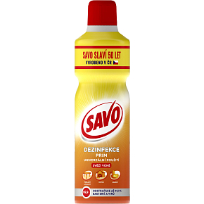 SAVO dezinfekce Prim Svěží vůně, 1,2 l SAVO dezinfekce Prim Svěží vůně, 1,2 l