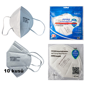 JB Respirátor ústní ochranný 5-vrstvý FFP2 Mask CE 1463 10 kusů