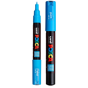 Posca Univerzální akrylátový popisovač 0,7 - 1 mm Světle modrá PC-1M