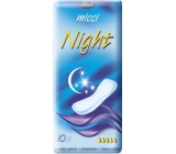 Micci Night intimní vložky bez křidélek 10 kusů