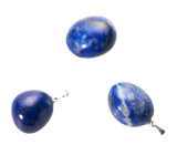 Lapis Lazuli Troml přívěsek přírodní kámen, 2,2-3 cm, 1 kus, kámen harmonie