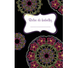Ditipo Relax do kabelky Mandala růžová kreativní zápisník 16 listů, formát A6 15 x 10,5 cm