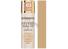 Dermacol Infinity Víceúčelový make-up a korektor 03 Sand 20 g