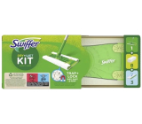Swiffer Kit mop + náhradní prachovka na podlahu 8 kusů + čistící utěrky 3 kusy, sada