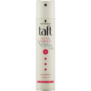 Taft Keratin, lak na vlasy ultra silný, síla fixace 4, 250 ml