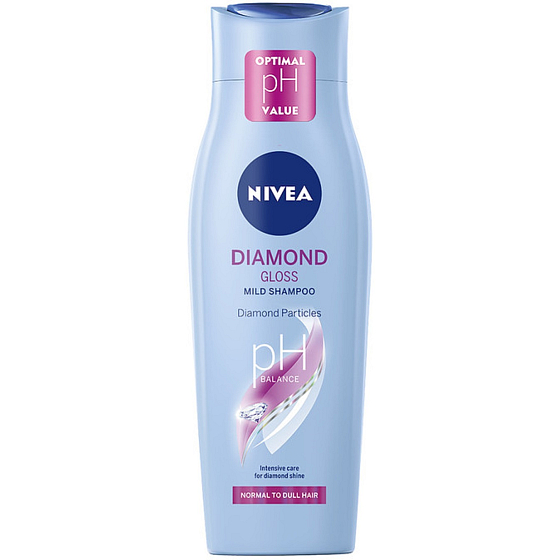 Nivea Diamond Gloss pečující šampon s diamantovými částečkami 250 ml