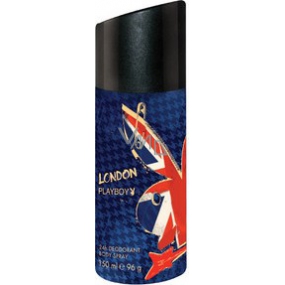 Playboy London deodorant sprej pro muže 150 ml
