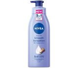 Nivea Smooth Sensation krémové tělové mléko pro suchou pokožku s pumpičkou 400 ml