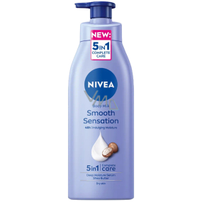 Nivea Smooth Sensation krémové tělové mléko pro suchou pokožku s pumpičkou 400 ml