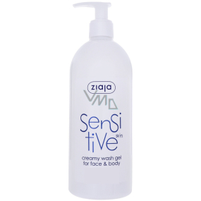 Ziaja Sensitive Skin krémový mycí gel pro citlivou pokožku 400 ml