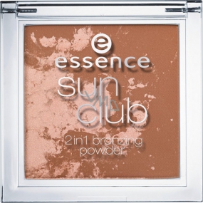 Essence Sun Club 2v1 Bronzing Powder bronzový pudr 10 Sunshine 10 g