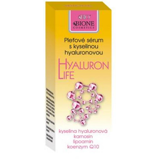Bione Cosmetics Hyaluron Life s kyselinou hyaluronovou pleťové sérum pro smíšenou až mastnou pleť 40 ml
