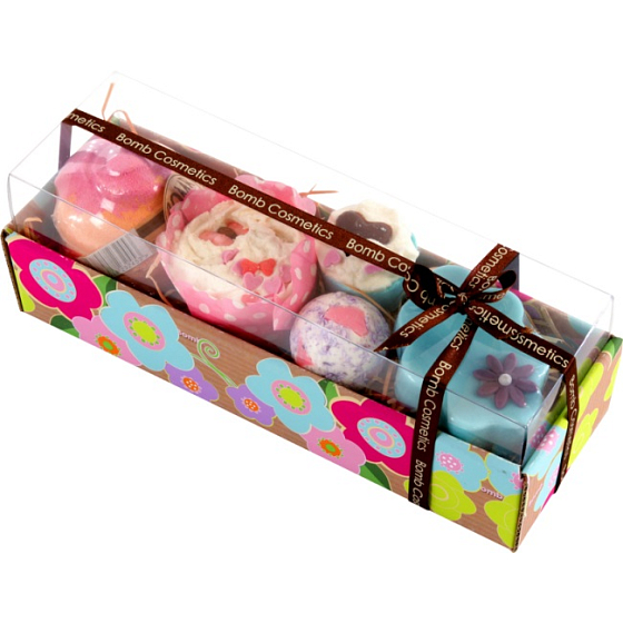 Bomb Cosmetics Mrak 9 - Cloud 9 mix balistiků 305 g + masážní tuhé máslo 50 g, kosmetická sada