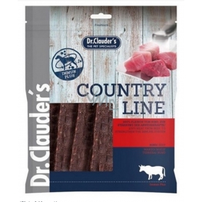 Dr. Clauders Country Line Hovězí plátky sušeného masa pro psy 170 g