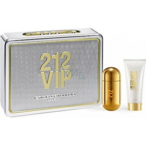 Carolina Herrera 212 VIP Woman parfémovaná voda 50 ml + tělové mléko 75 ml, dárková sada