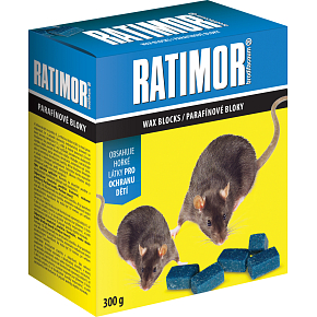 Ratimor Brodifacoum parafinové bloky nástraha na hlodavce, 300 g