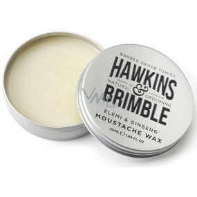 Hawkins & Brimble vosk na vousy pro muže s jemnou vůní elemi a ženšenu 50 ml