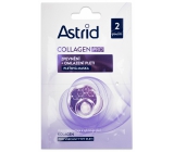 Astrid Collagen Pro Zpevnění + omlazení pleti maska pro všechny typy pleti 2 x 8 ml
