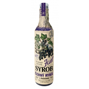 Kitl Syrob Bio Černý rybíz s dužninou sirup pro domácí limonády 500 ml