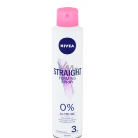 Nivea Tvarovací sprej Straight pro hladký účes proti krepatění a vysušování vlasů 250 ml