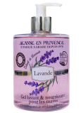 Jeanne en Provence Lavande Levandule mycí gel na ruce dávkovač 500 ml