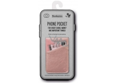 If Bookaroo Phone Pocket Pouzdro - kapsička na telefon na doklady rose gold 195 x 95 x 18 mm