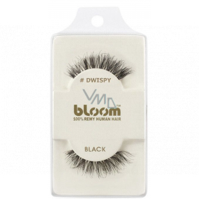 Bloom Natural nalepovací řasy z přírodních vlasů obloučkové černé DWispy