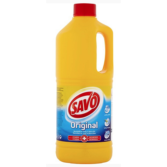 Savo Original dezinfekce vody a povrchů účinně odstraňuje 99,9 % bakterií 2 l