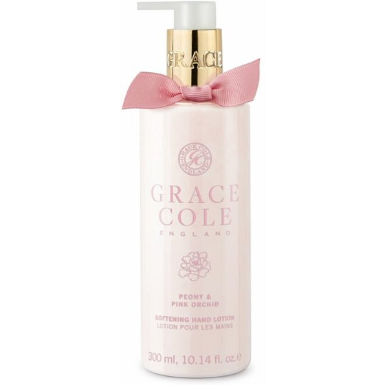 Grace Cole Peony & Pink Orchid jemné mléko na ruce dávkovač 300 ml