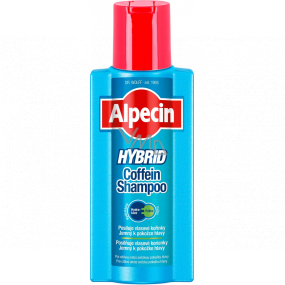 Alpecin Hybrid Coffein Kofeinový šampon pro citlivou, svědivou pokožku hlavy a suché lupy 375 ml