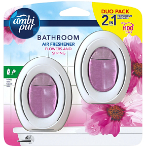 Ambi Pur Bathroom Flower & Spring osvěžovač vzduchu do koupelny 2 x 7,5 ml, duopack