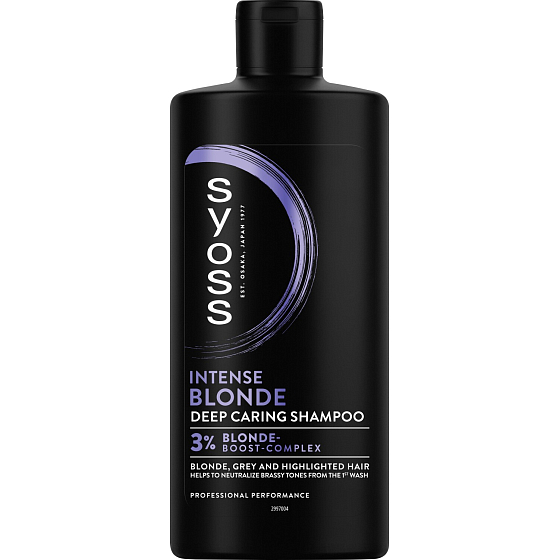 Syoss Blonde & Silver šampon pro zesvětlené, blond a šedé vlasy, 440 ml