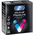 Durex Mutual Pleasure vroubkovaný kondom s výstupky, nominální šířka: 56 mm 3 kusy