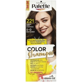 Schwarzkopf Palette Color tónovací barva na vlasy 221 - Středně hnědý