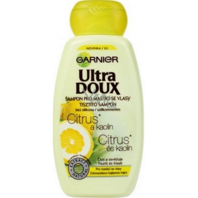 Garnier Ultra Doux Citrus a Kaolin šampon pro mastící se vlasy 250 ml