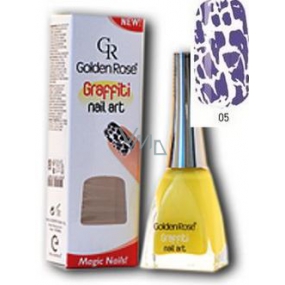 Golden Rose Graffiti Nail Art praskající lak na nehty odstín 05 12 ml