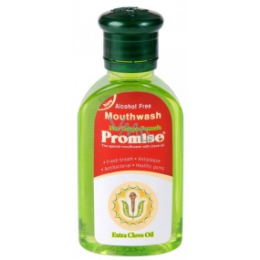 Promise Extra Clove Oil protizánětlivá ústní voda s hřebíčkovým olejem cestovní balení 50 ml