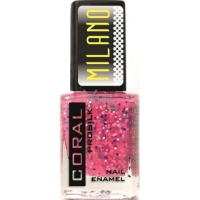 Delia Cosmetics Milano Coral Prosilk Nail Enamel lak na nehty M01 11 ml