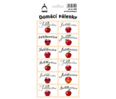 Arch Samolepky Domácí pálenky Jablkovice 12 etiket