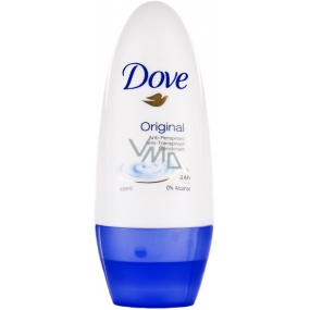 Dove Original kuličkový antiperspirant deodorant roll-on pro ženy 50 ml