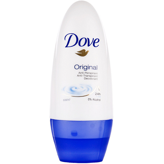 Dove Original kuličkový antiperspirant deodorant roll-on pro ženy 50 ml