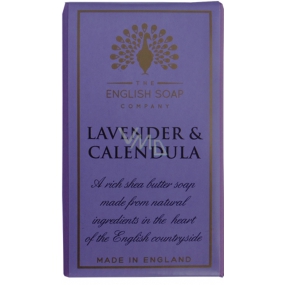 English Soap Levandule & Měsíček přírodní parfémované mýdlo s bambuckým máslem 200 g