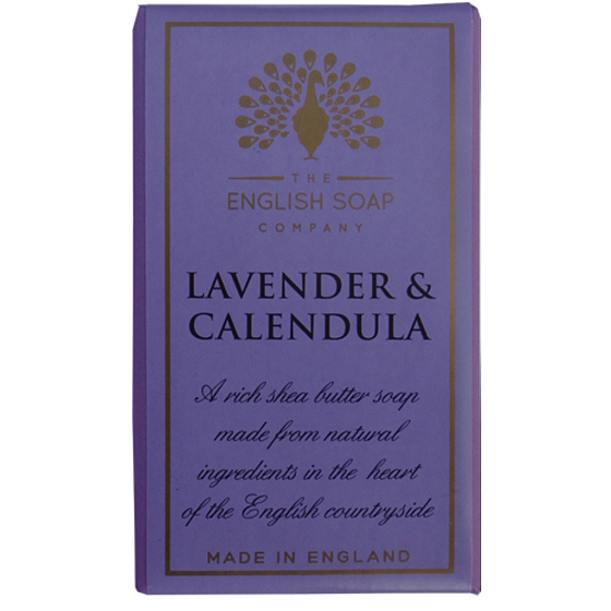 English Soap Levandule & Měsíček přírodní parfémované mýdlo s bambuckým máslem 200 g