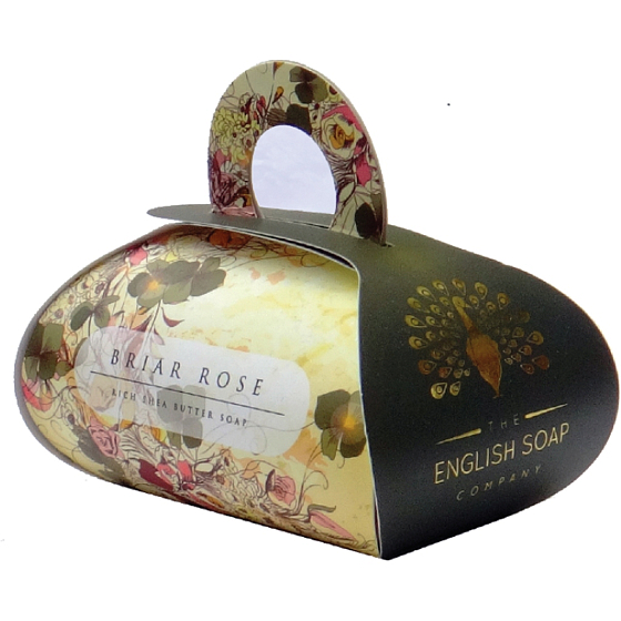 English Soap Šípková růže přírodní parfémované mýdlo s bambuckým máslem 260 g
