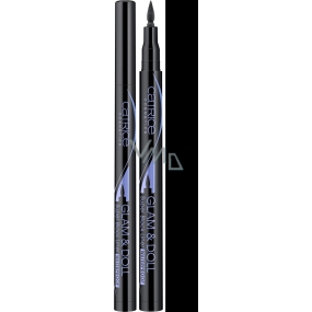 Catrice Glam & Doll Super Black Liner voděodolné oční linky v peru 010 Super Black Waterproof 1 ml