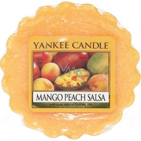 Yankee Candle Mango Peach Salsa - Salsa z manga a broskví vonný vosk do aromalampy 22 g