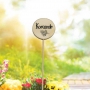 Bohemia Gifts Dřevěný zápich k bylinkám s potiskem - koriandr průměr kolečka je 5 - 8 cm