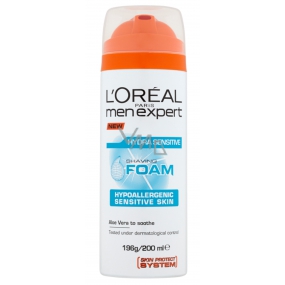 Loreal Paris Men Expert Hydra Sensitive hypoalergenní pěna na holení pro citlivou pleť 200 ml