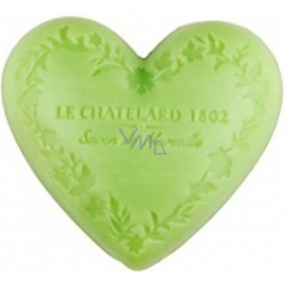 Le Chatelard 1802 Oliva a Lipový květ přírodní mýdlo ve tvaru srdce 100 g